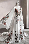 Liz | Discover the Dream Floral Wedding Dress for Your Big Day - Ivory Floral - PromDressClub
