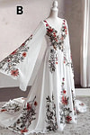 Liz | Discover the Dream Floral Wedding Dress for Your Big Day - Ivory Floral - PromDressClub