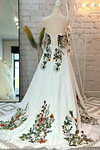 Liz | Discover the Dream Floral Wedding Dress for Your Big Day - Ivory Floral - PromDressClub