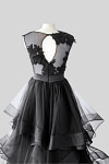 Laura | Timeless Gothic Black Wedding Dresses Bold Elegance for Modern Brides - Black - PromDressClub