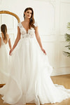 Akaks Inari Cap Sleeve Wedding Dress