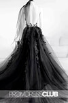 Megan |Long Black Wedding Dresses Near Me With Sexy Black Lace Appliques Sleeveless Tulle Backless Veil - Price #price_variant_lowest# - Black - PromDressClub