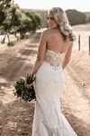 Miriam | Exquisite Mermaid Sweetheart Neck Vintage Lace Wedding Dress - Ivory - PromDressClub