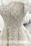 Modesty |Short - Mini White Wedding Dresses Near Me With Appliques Lace A - Line Off The Shoulder - Price #price_variant_lowest# - White - PromDressClub