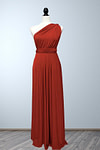 Charlotte | Romance Dreamer Infinity Maternity Orange Chiffon Maxi Bridesmaid Dress with Multiway Convertible - Price #price_variant_lowest# - Orange - PromDressClub
