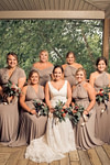 Akaks Lavishly Infinity Taupe Bridesmaid Dress Image5