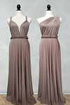 Akaks Lavishly Infinity Taupe Bridesmaid Dress Image8