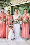Dana | Epitome of Allure Infinity Peach Coral Chiffon Maxi Birdesmaid Dress wirth Multiway Convertible - Price #price_variant_lowest# - Peach - PromDressClub