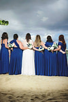 Dinah | Purely Elegant Infinity Royal Blue Chiffon Maxi Bridesmaid Dress with Multiway Convertible - Price #price_variant_lowest# - Navy Blue - PromDressClub