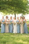 Akaks Lavishly Dusty Blue Infinity Bridesmaid Dresses Image5