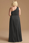Akaks Gleeful Black Satin Bridesmaid Dresses Image433512