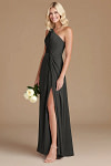 Akaks Gleeful Black Satin Bridesmaid Dresses Image216759