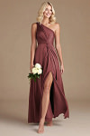 Akaks Gleeful Long Merlot Bridesmaid Dresses Image236853