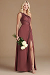 Akaks Gleeful Long Merlot Bridesmaid Dresses Image427459