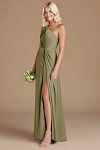 Akaks Gleeful Pistachio Color Bridesmaid Dress | Akaks