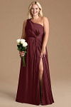 Akaks Gleeful Cabernet Satin Bridesmaid Dresses Image665873