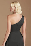 Akaks Gleeful Black Satin Bridesmaid Dresses Image741180