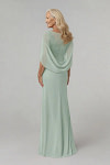 Akaks Abigail A Line Princess Scoop Neck Mother of the Bride Dress Floor Length Lace Capelet Chiffon Dress Image715720