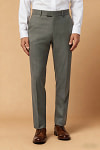 Akaks Axel Stretch Light Grey Suit 3 Piece Suits Single-Breasted Double-Button Jacket Straight-Leg Trousers with Back-Pocket Buttons Five-Button Waistcoat Image752941