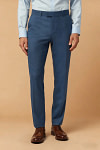 Akaks Axel Stretch Royal Blue Suit Blue 3 Piece Suits Single-Breasted Double-Button Jacket Straight-Leg Trousers with Back-Pocket Buttons Five-Button Waistcoat Image213938
