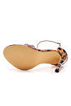 Akaks Beryl Brown Leopard Sandals​ with Open Toe Image328856