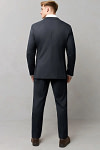 Akaks James Wool Charcoal Grey Suit Classic Single-Breasted Notch Lapels Jacket Adjustable Hems Pants Image213933