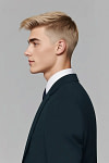 Akaks James Wool Dark Green Suit Classic Single-Breasted Notch Lapels Jacket Adjustable Hems Pants Image941888