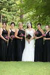 Akaks Lavishly Black Infinity Bridesmaid Dress Image1