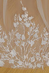 Akaks White Tulle Floral Lace Fia Chapel Length Wedding Veil Image694969