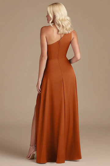 Akaks Gleeful Burnt Orange Dress Bridesmaid Image748756