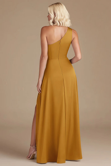 Akaks Gleeful Butterscotch Yellow Bridesmaid Dress Image830209