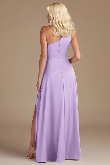 Akaks Gleeful Satin Lilac Bridesmaid Dresses Image688205