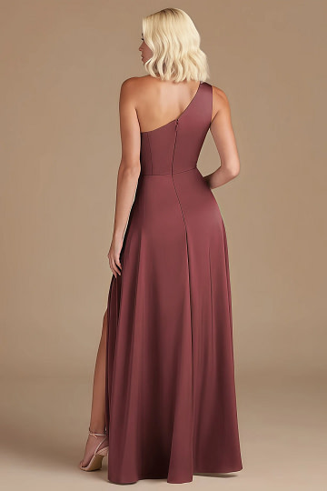 Akaks Gleeful Long Merlot Bridesmaid Dresses Image818325