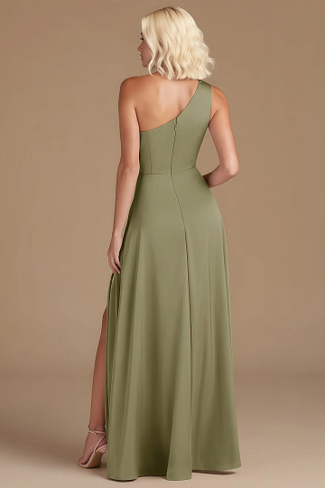Akaks Gleeful Pistachio Color Bridesmaid Dress | Akaks
