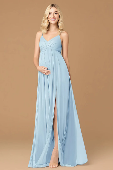 Akaks Honest Maternity Bridesmaid Dress Light Blue Image305022