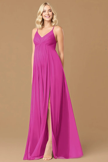 Akaks Honest Maternity Fuchsia Color Bridesmaid Dresses Image533108