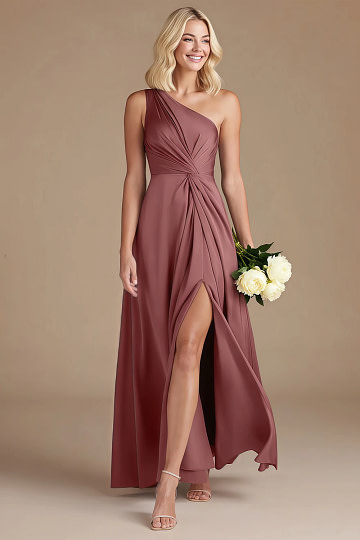 Akaks Gleeful Desert Rose Bridesmaid Dresses Satin Image886045