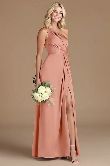 Akaks Gleeful Coral Peach Bridesmaid Dresses Image797374
