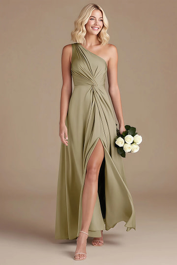 Akaks Gleeful Moss Green Bridesmaid Dresses Image756234