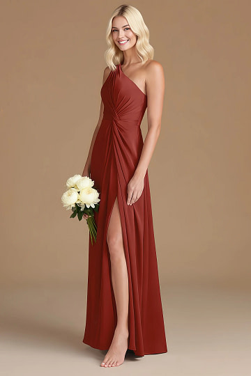 Akaks Gleeful Pomegranate Red Bridesmaid Dresses Image139807
