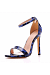 Beryl Leopard Sandals​ - Blue Leopard
