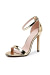 Beryl Leopard Sandals​ - Gold