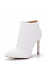 Elara Heeled Boots - White Pearl