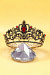 Gwend Bridal Crown - Black