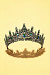 Hester Bridal Tiara - Black Green