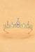 Ophel Crown Headband - Gold AB Crystal
