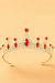 Ophel Crown Headband - Gold Red