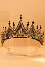 Rowan Sparkling Crystal Stellar Crown - Gold Black