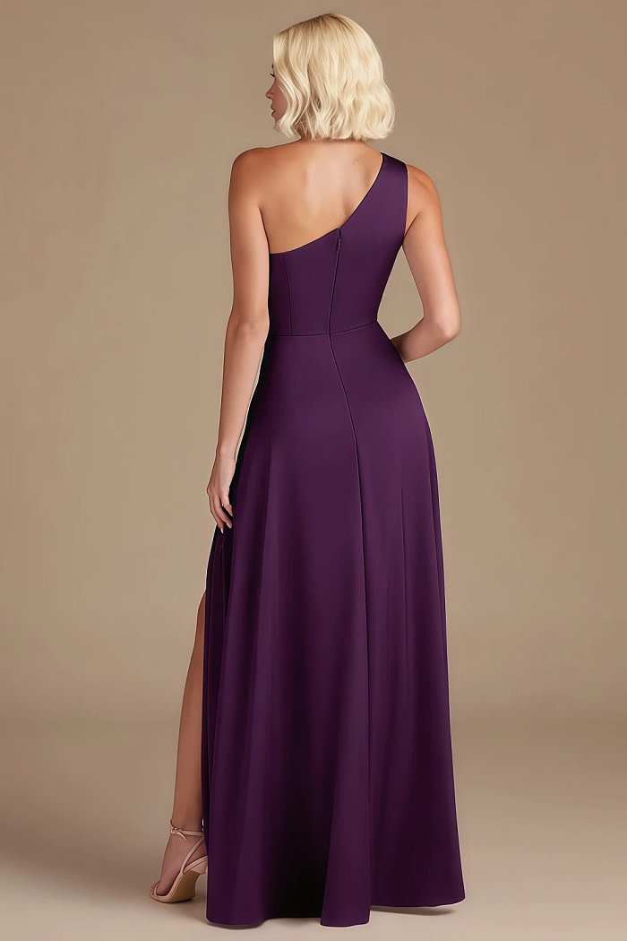 Akaks Gleeful Dark Grape Bridesmaid Dress Image521260