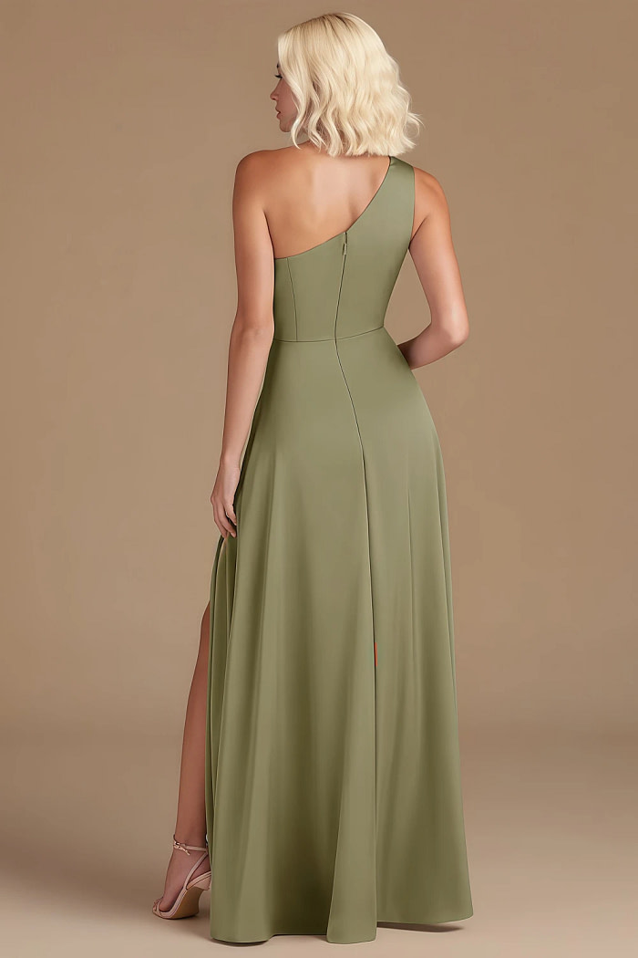 Akaks Gleeful Pistachio Color Bridesmaid Dress | Akaks